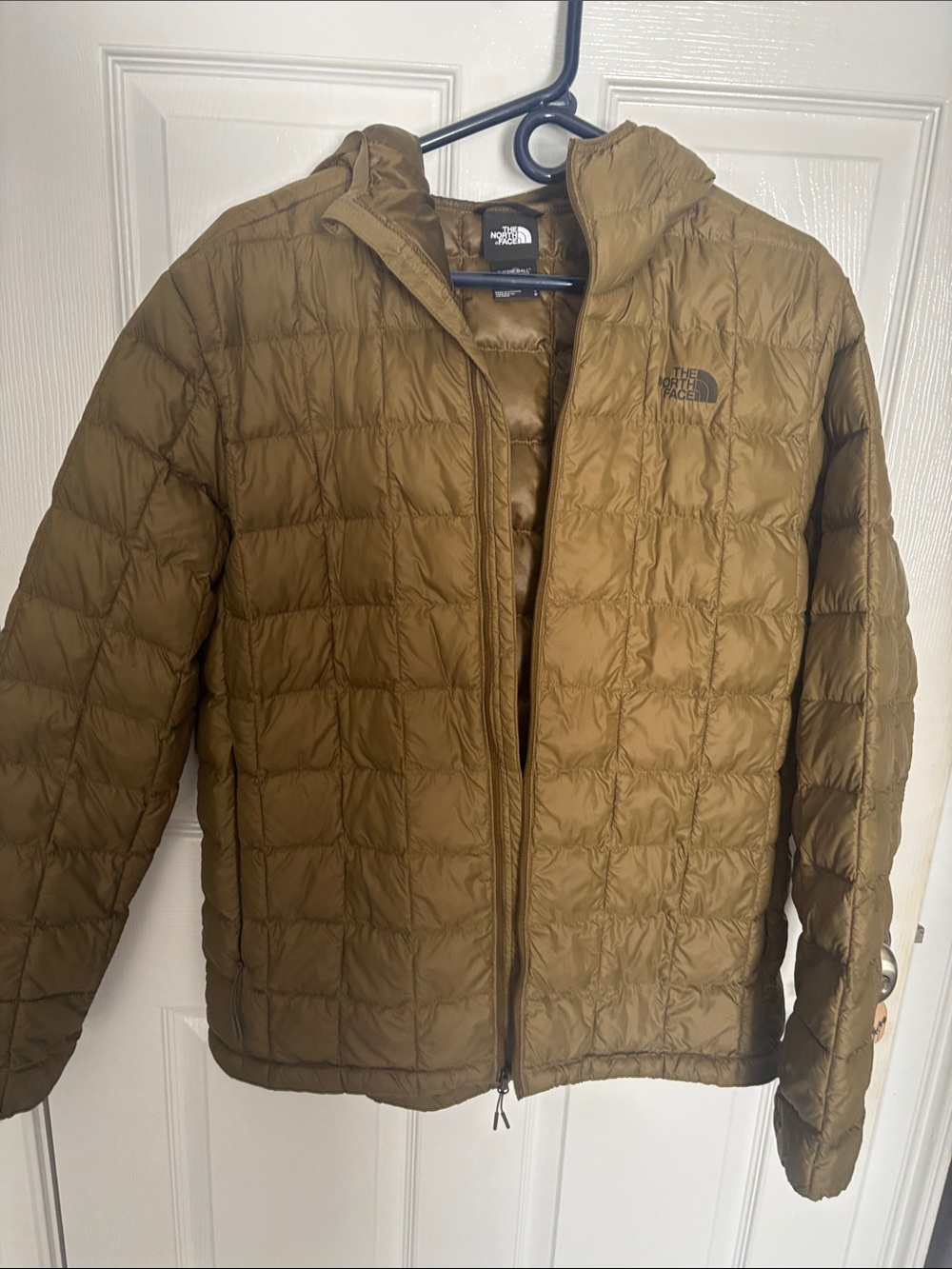 The North Face Men's Olive Puffer Jacket